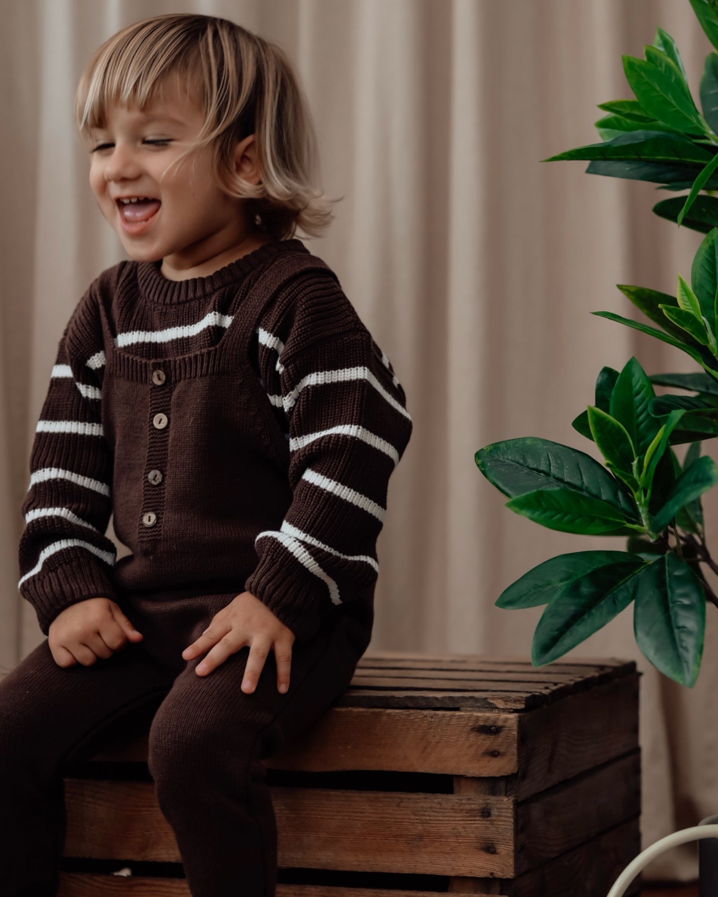 Lil´ Paradise Copenhagen Milky Coffee sweater brown Blouse