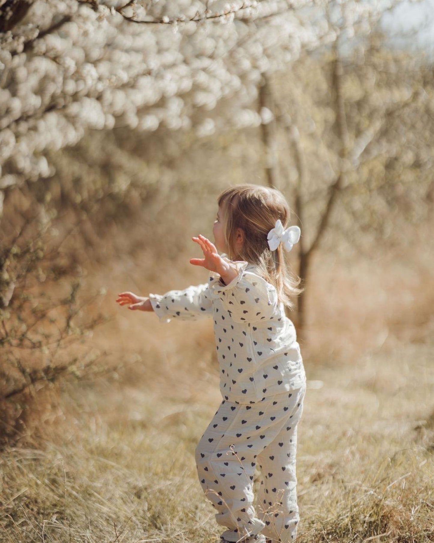 Lil´ Paradise Copenhagen Organic Heart Garden Frill Pants Pants