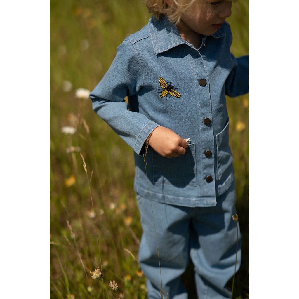Buzzy Denim Cardigan - Lil' Paradise Copenhagen
