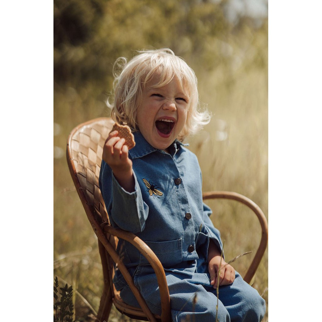 Buzzy Denim Cardigan - Lil' Paradise Copenhagen