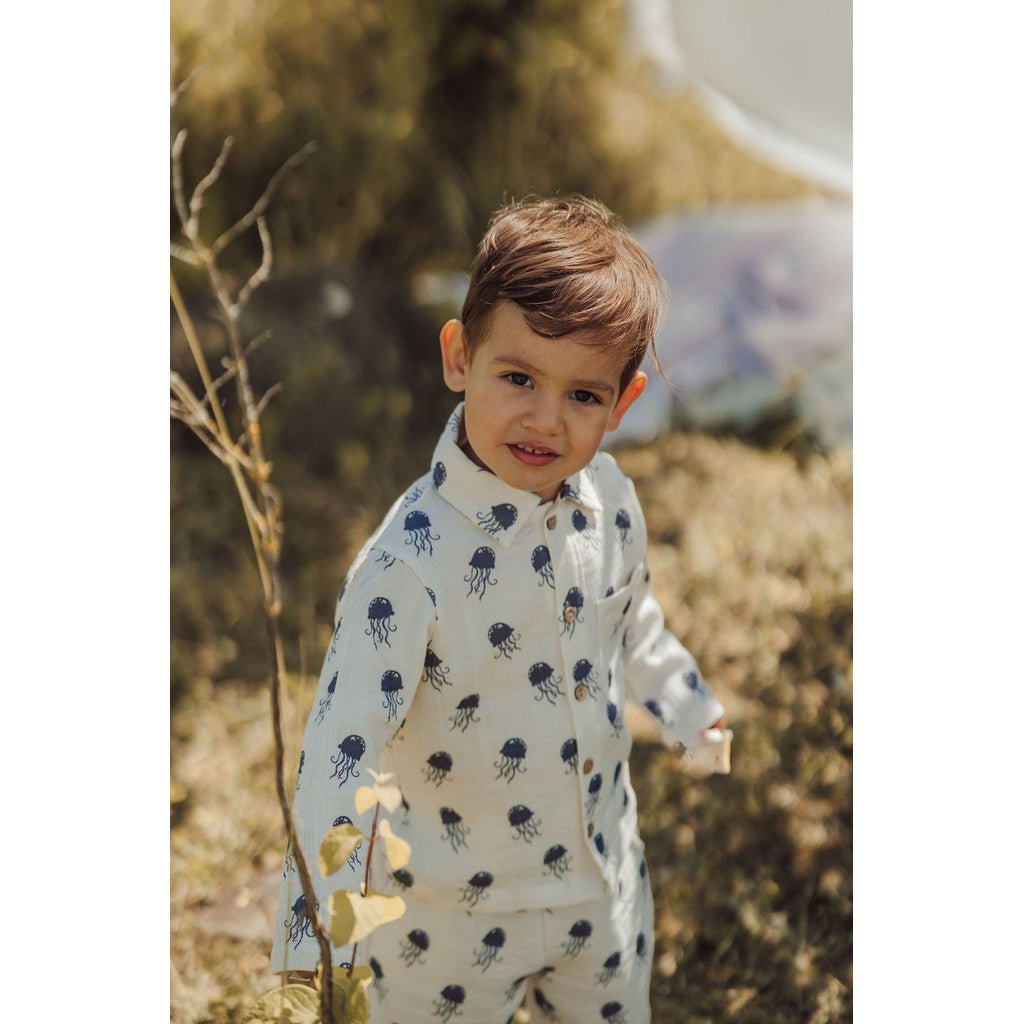 Organic Jellyfish Shirt - Lil' Paradise Copenhagen