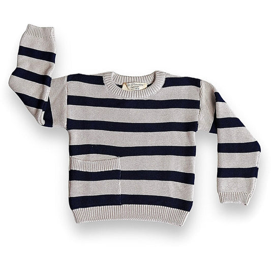 Organic Sailor Striped Sweater - Lil' Paradise Copenhagen