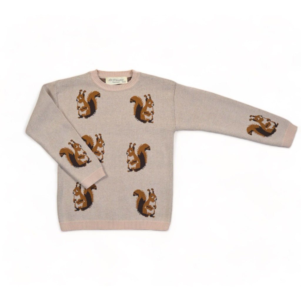 Squirrel knit sweater - Lil' Paradise Copenhagen
