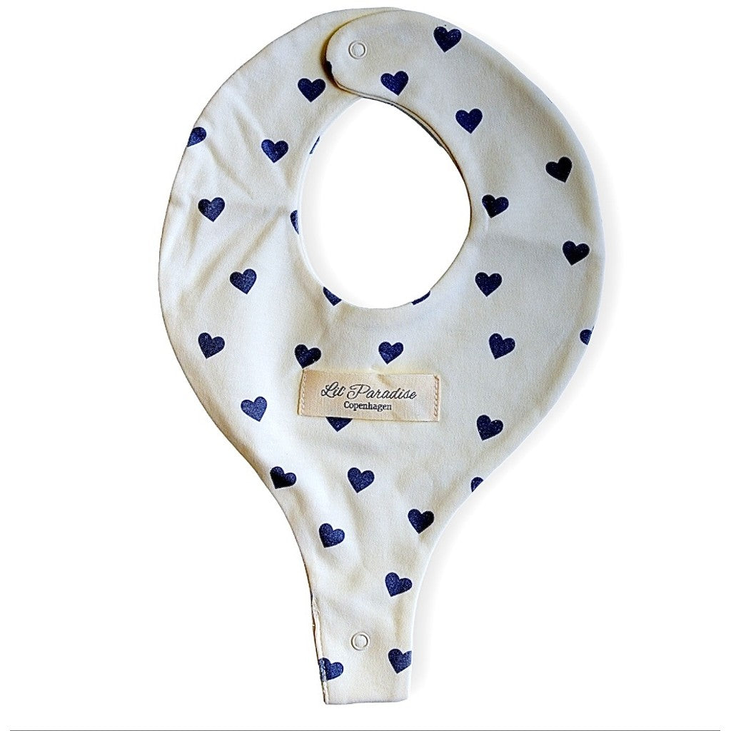 Lil´ Paradise Copenhagen Bibsie - Heart Bibsie Beige