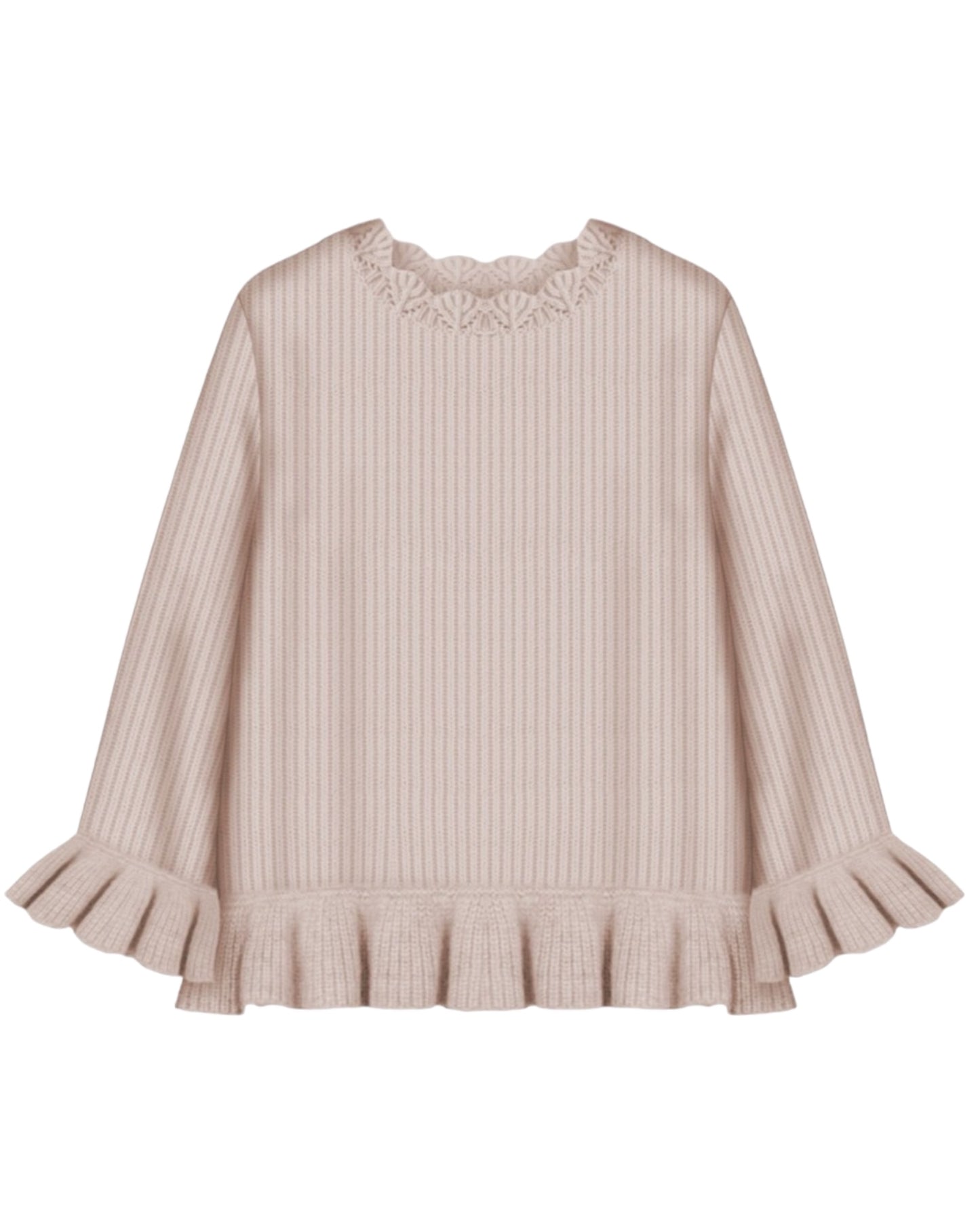 Lil´ Paradise Copenhagen Frilly knit blouse Blouse