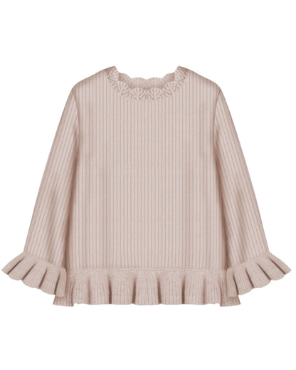 Lil´ Paradise Copenhagen Frilly knit blouse Blouse