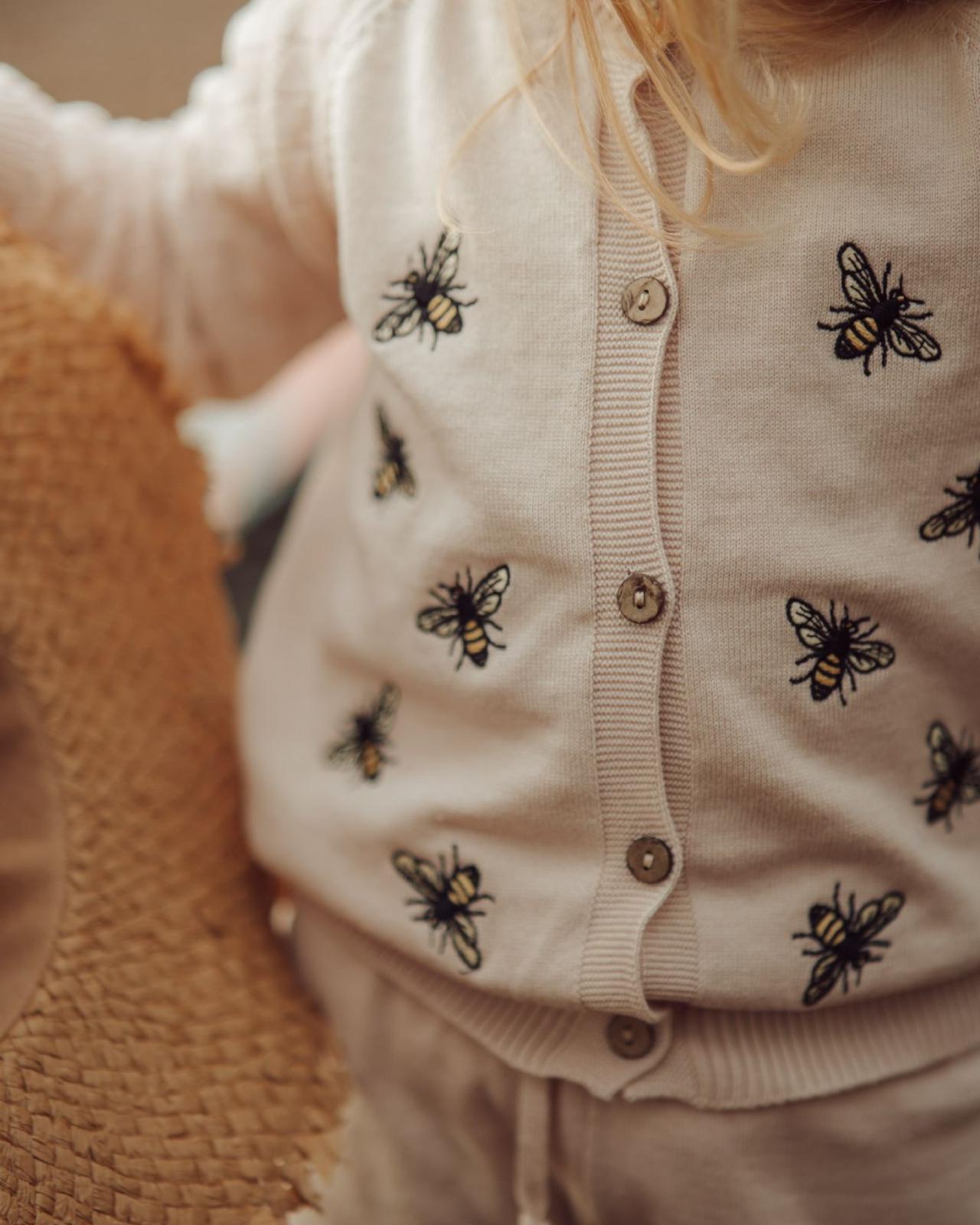 Buzzing Bee Cardigan - Lil' Paradise Copenhagen