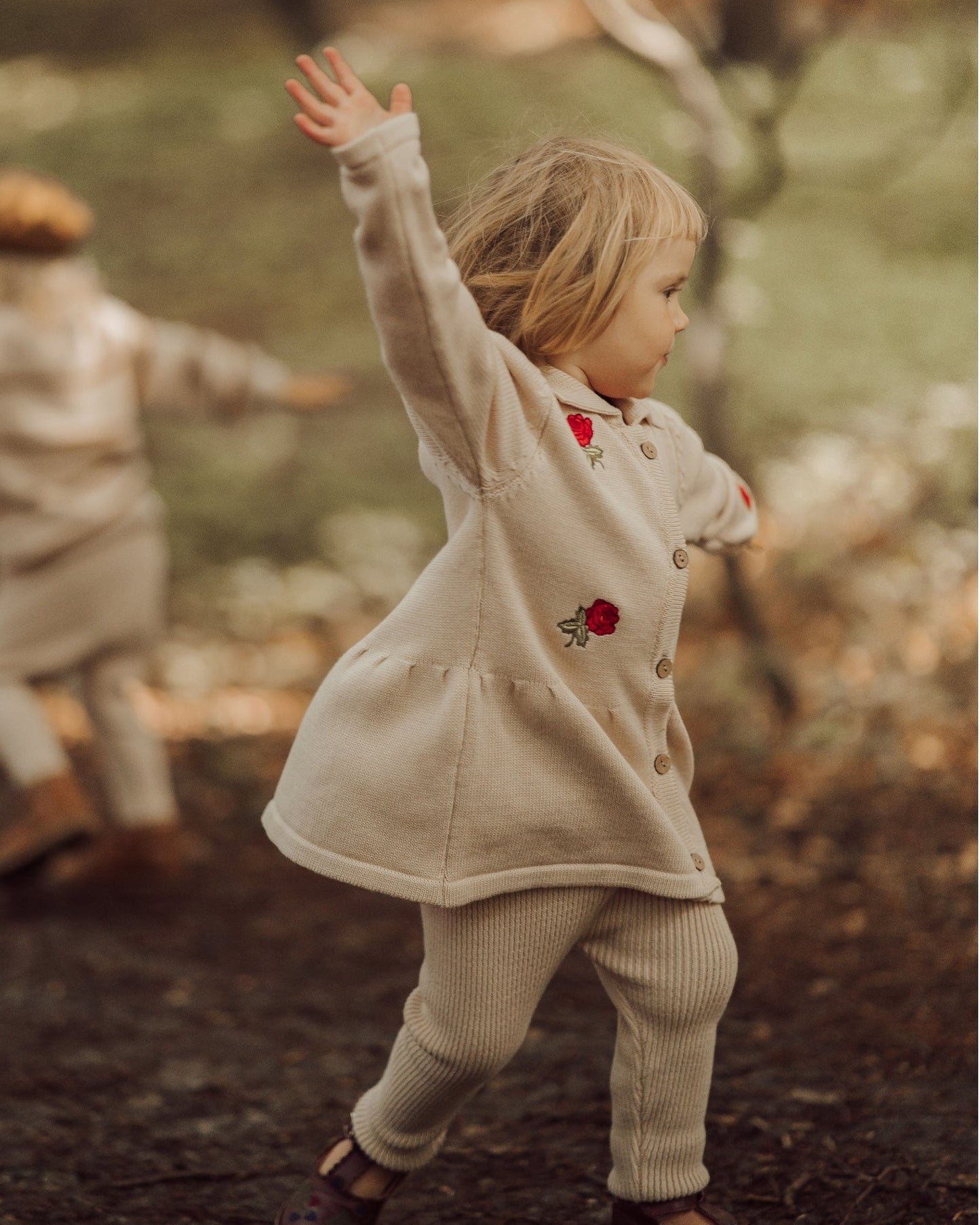 Elegant Rose cardigan - Lil' Paradise Copenhagen