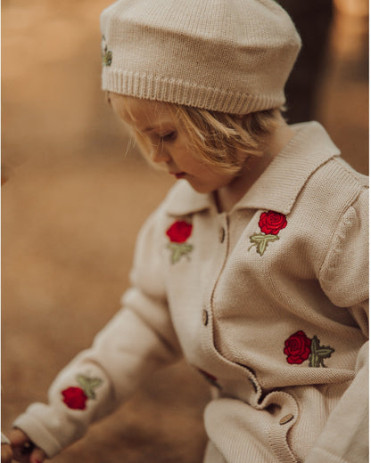 Elegant Rose cardigan - Lil' Paradise Copenhagen