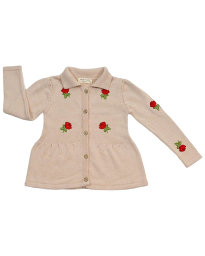 Elegant Rose cardigan - Lil' Paradise Copenhagen