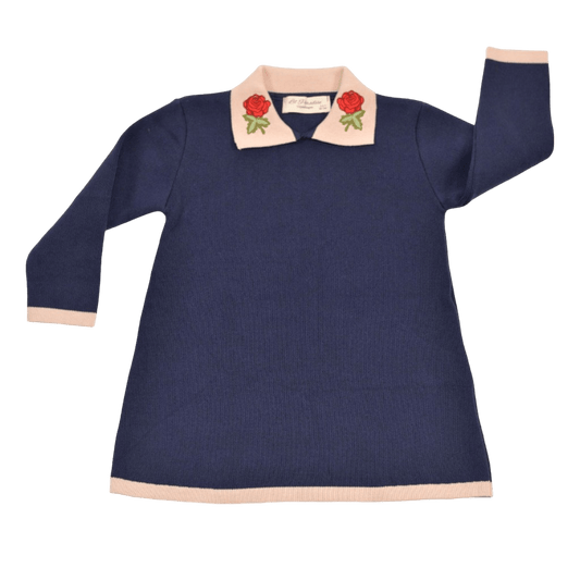 Navy Rose dress - Lil' Paradise Copenhagen