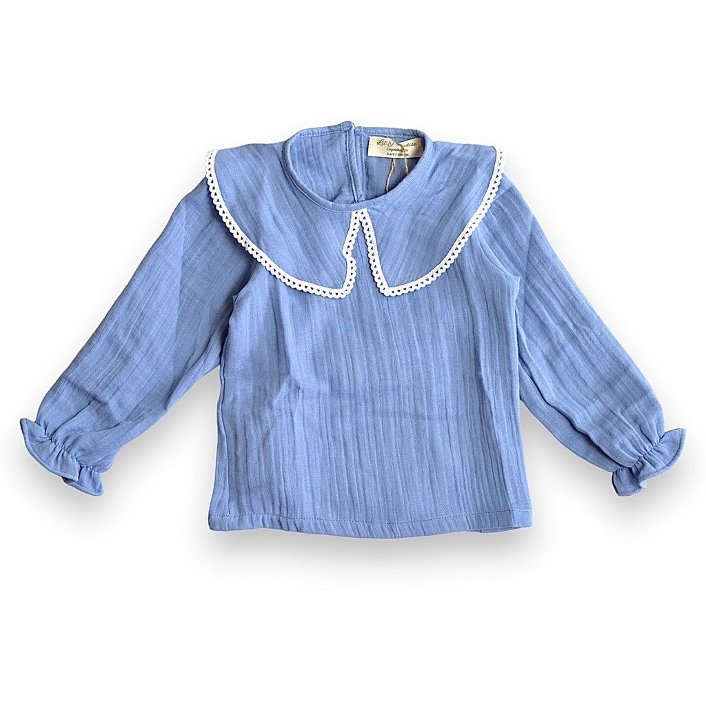 Organic Blue Sky Blouse - Lil' Paradise Copenhagen