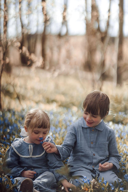 Organic Blue Sky Blouse - Lil' Paradise Copenhagen
