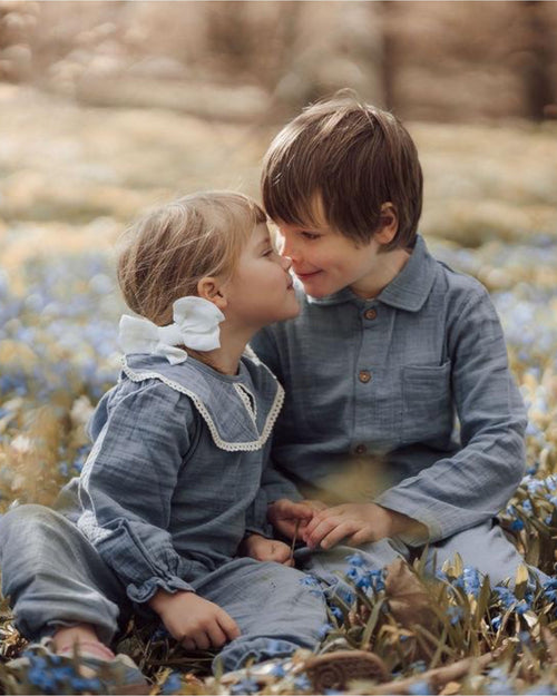 Organic Blue Sky Blouse - Lil' Paradise Copenhagen