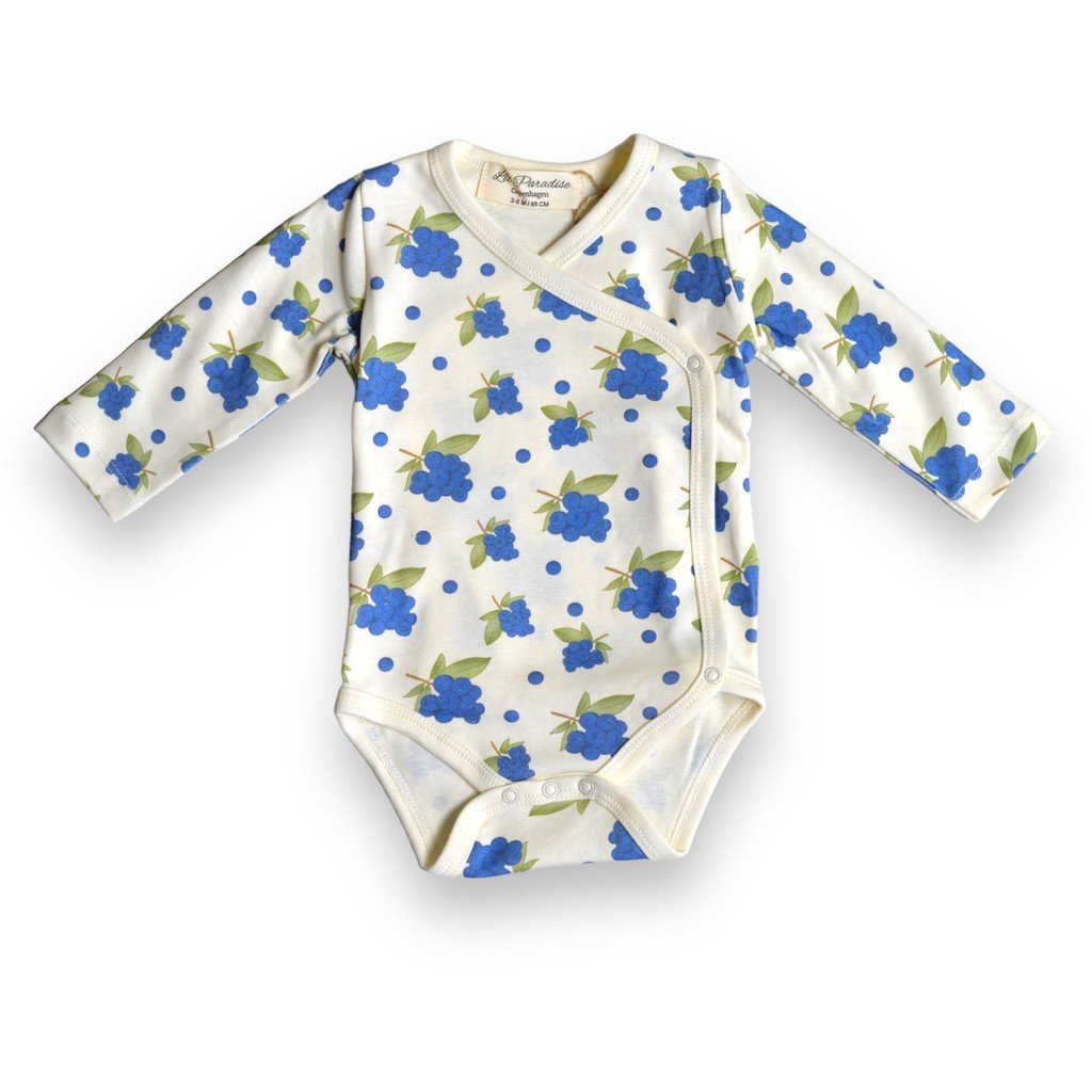 Organic Blueberry Bodysuit - Lil' Paradise Copenhagen