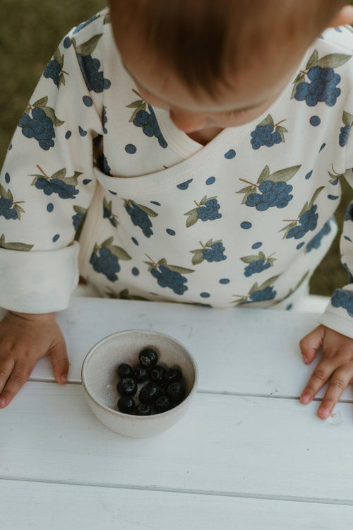 Organic Blueberry Bodysuit - Lil' Paradise Copenhagen