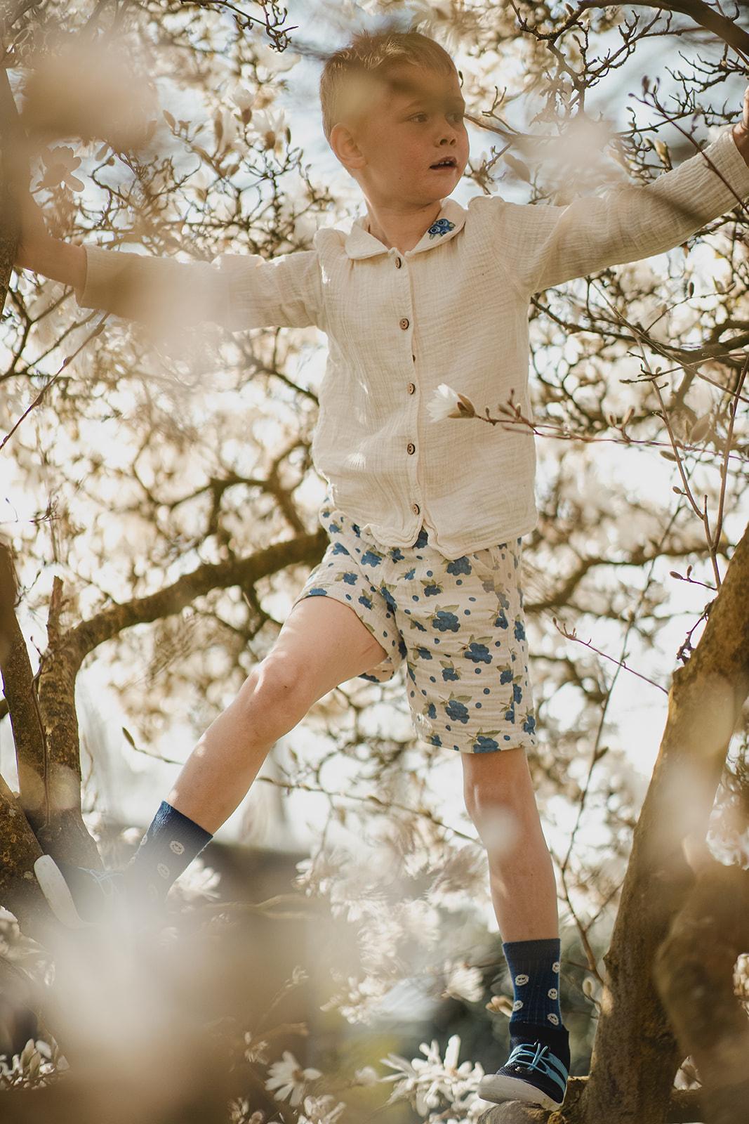 Organic Blueberry Flash Shirt - Lil' Paradise Copenhagen