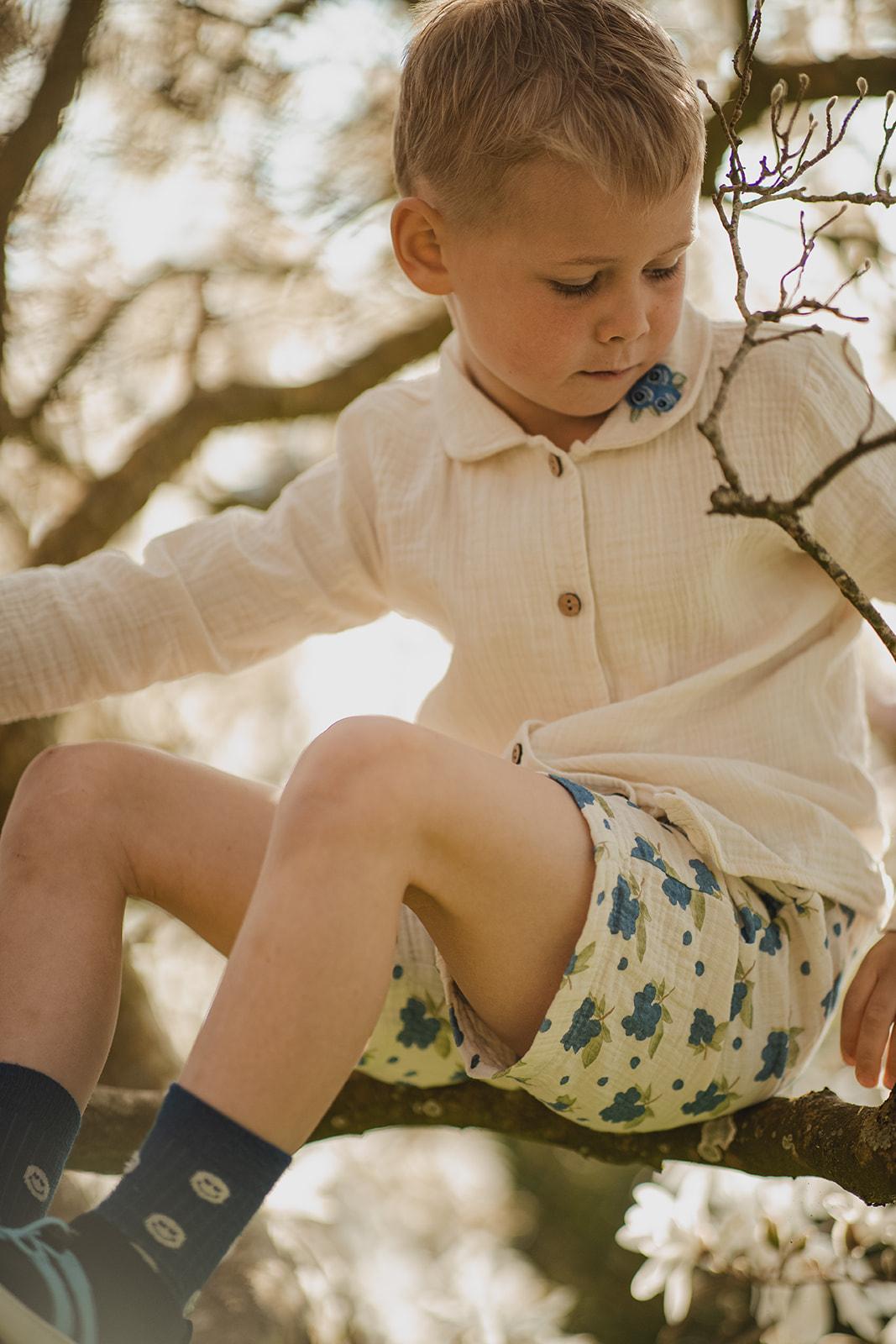 Organic Blueberry Flash Shirt - Lil' Paradise Copenhagen