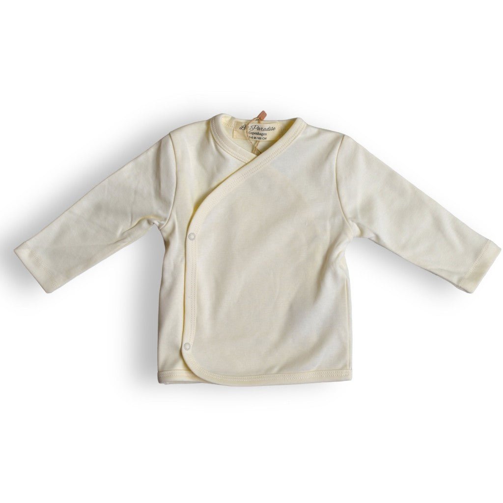 Organic Creamy Wrap Blouse - Lil' Paradise Copenhagen