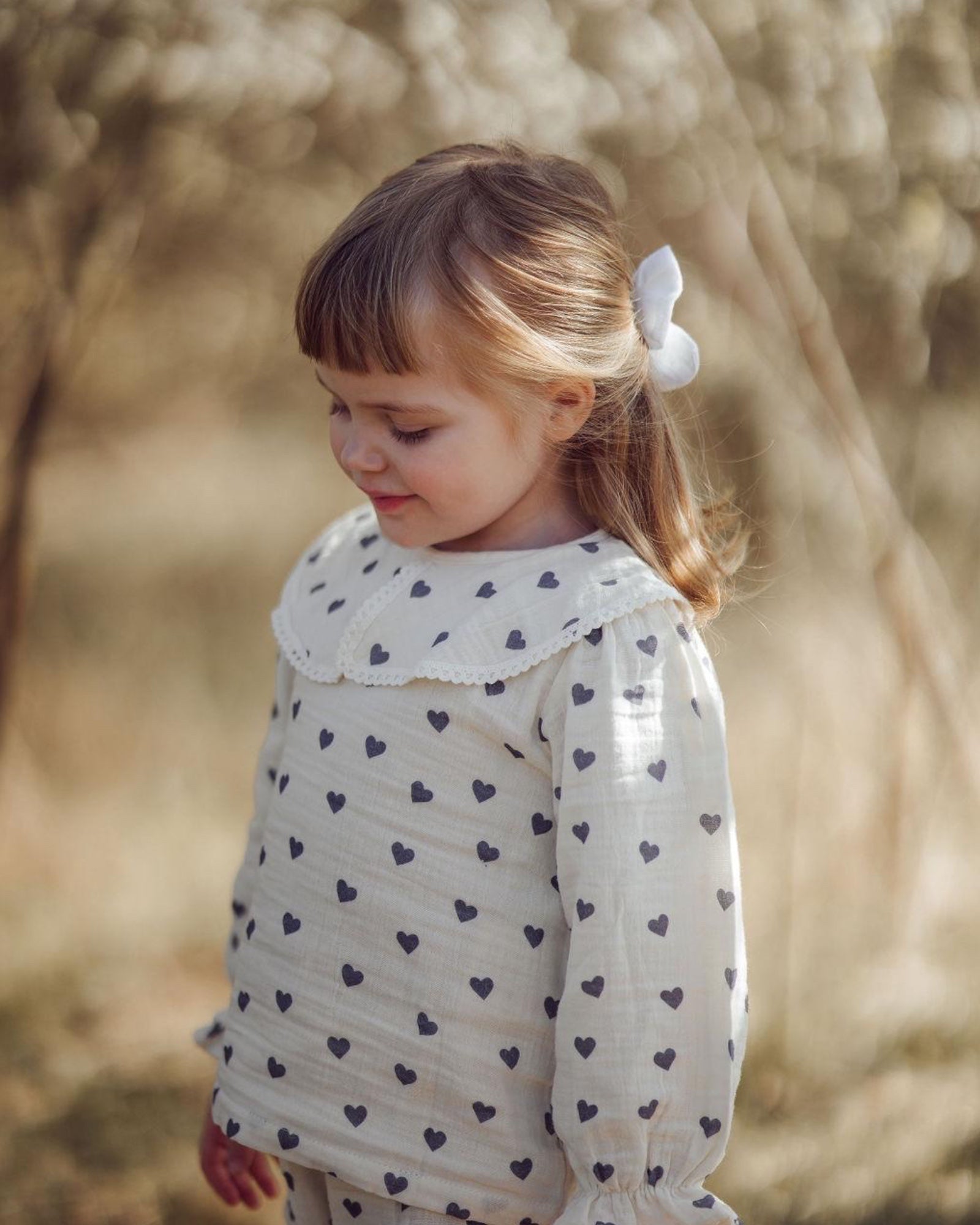 Organic Heart Garden Blouse - Lil' Paradise Copenhagen
