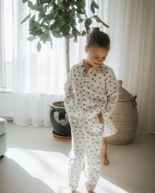 Organic Heart Garden Comfy Pants - Lil' Paradise Copenhagen