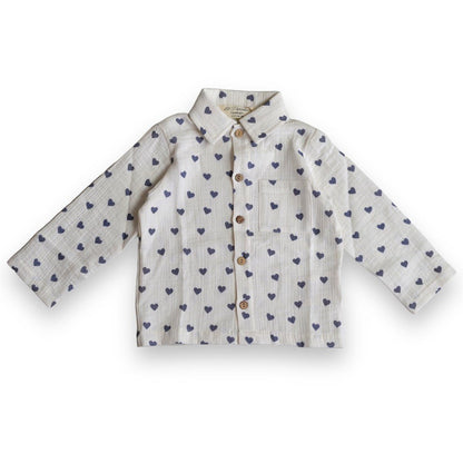 Organic Heart Garden Shirt - Lil' Paradise Copenhagen