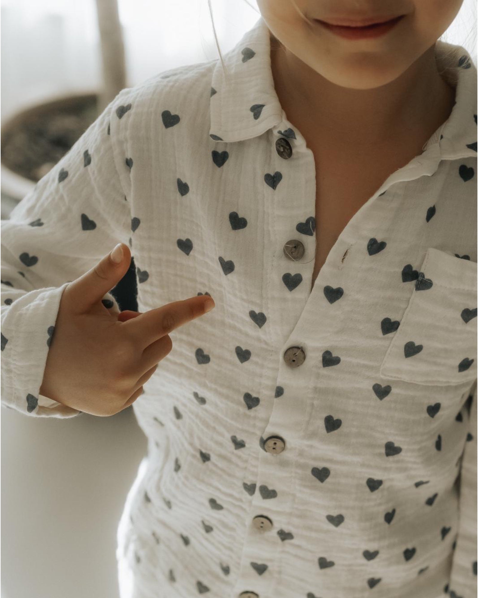 Organic Heart Garden Shirt - Lil' Paradise Copenhagen