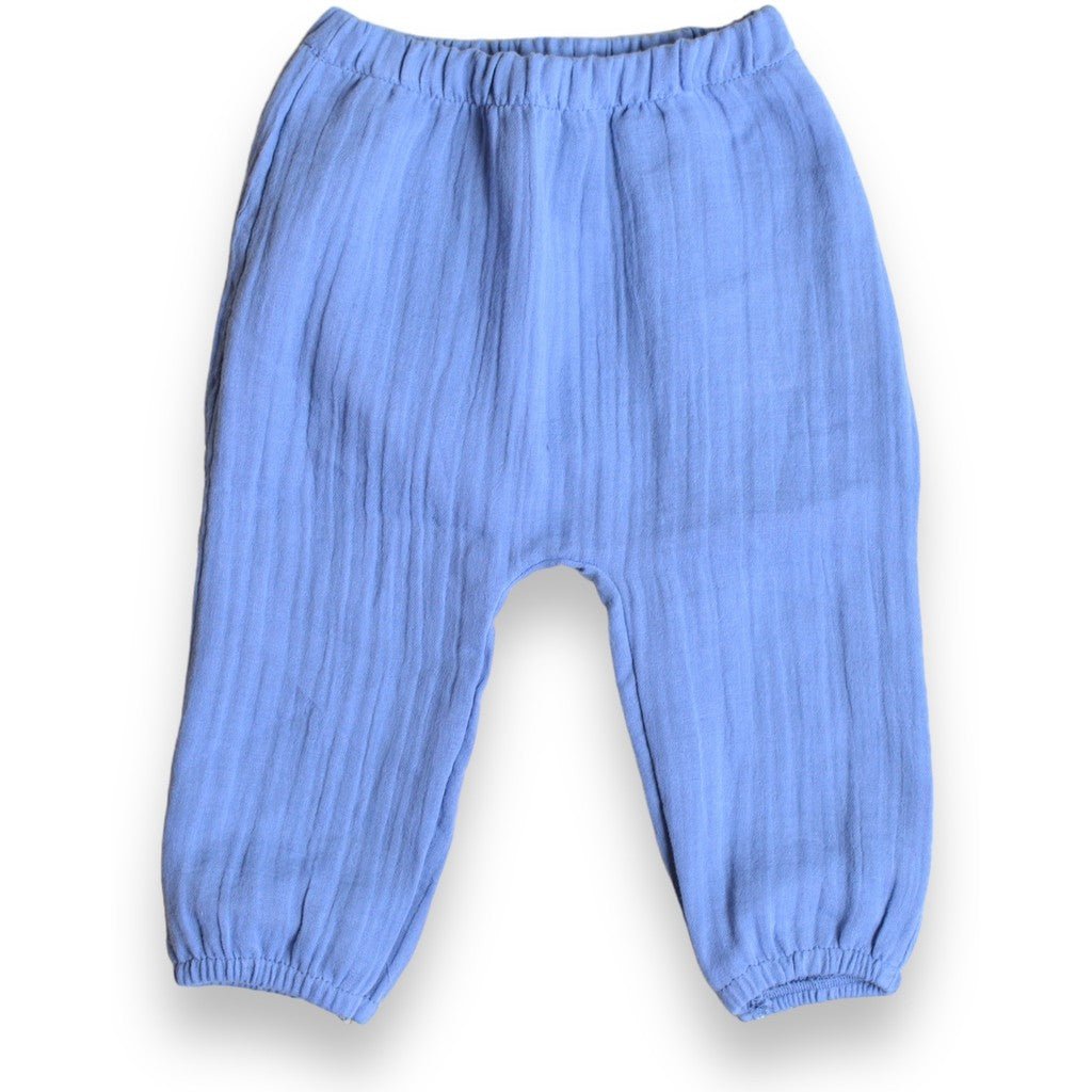 Organic Lumi Pants - Blue - Lil' Paradise Copenhagen