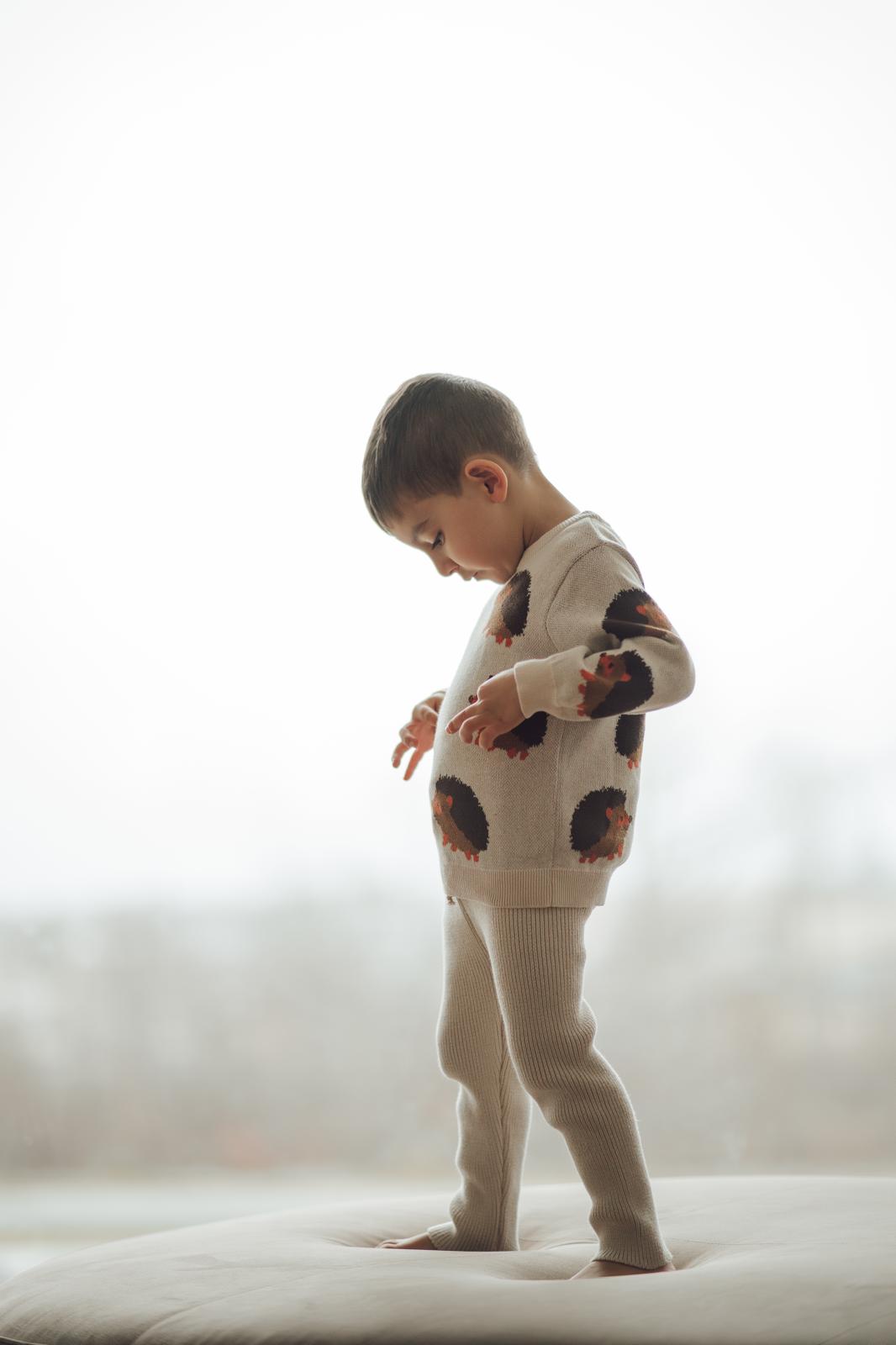 Prickly sweater beige - Lil' Paradise Copenhagen