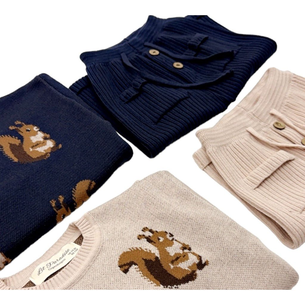 Squirrel knit sweater - Lil' Paradise Copenhagen