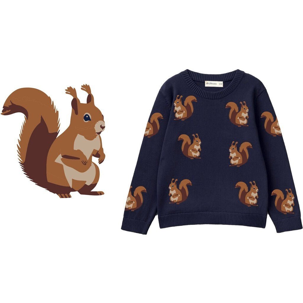 Squirrel knit sweater - Lil' Paradise Copenhagen