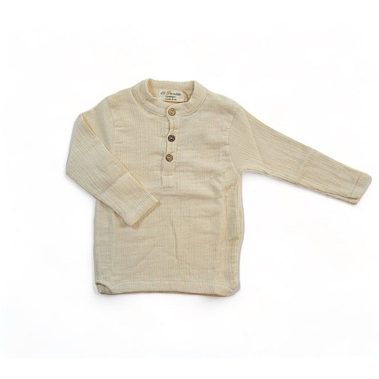 Stormi shirt - Beige - Lil' Paradise Copenhagen